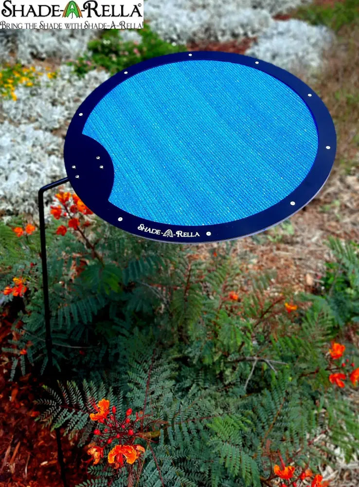 Circle Shade-A-Rella plant shade Plant Umbrella Choose your size 24’’ Circle Shade-A-Rella / Blue 86% cloth Shade Device