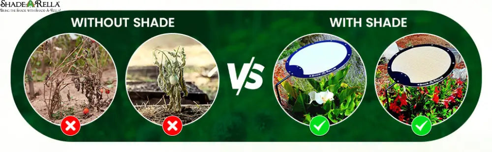 Circle Shade-A-Rella plant shade Plant Umbrella Choose your size Shade Device