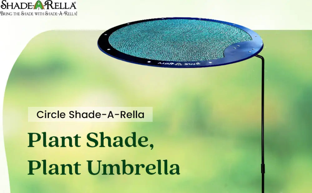 Circle Shade-A-Rella plant shade Plant Umbrella Choose your size Shade Device