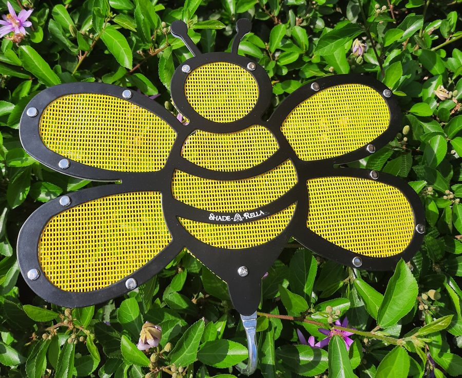10 inch small Bee, black frame with yellow 60% shade