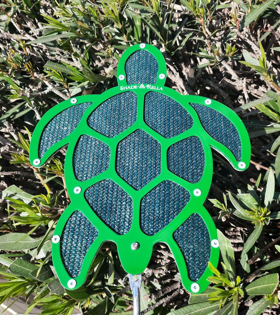 10 inch small Turtle, green frame with dark green 95% shade cloth