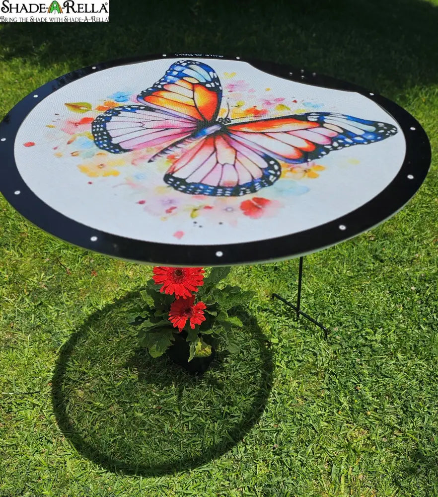 24’’ Butterfly Shade-A-Rella plant shade plant umbrella 24’’-40’’ tall 70% shading cloth Shade Device
