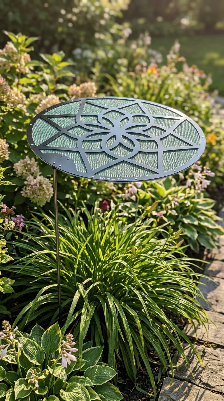 Green 24" Mandala plant shade! 90% shading cloth. Plant umbrella, shade for plants