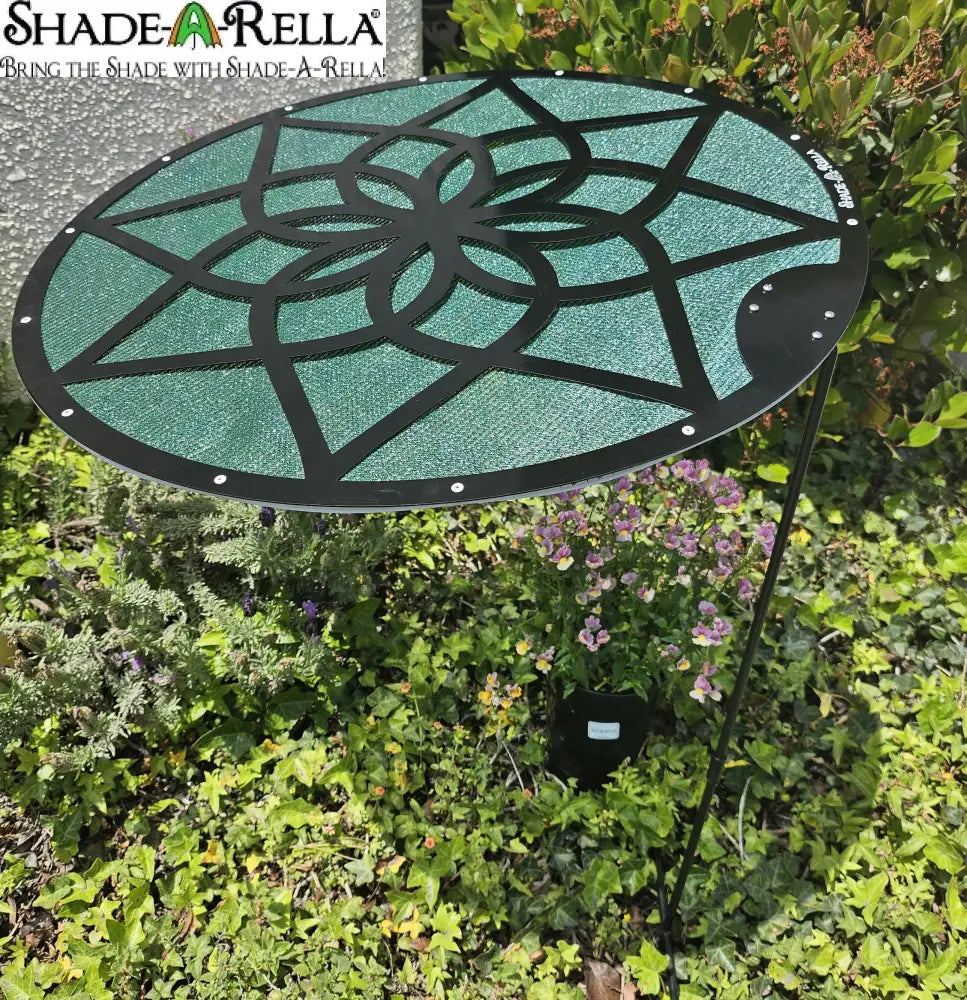 Green 24’’ Mandala plant shade! 90% shading cloth. Plant umbrella shade for plants Shade Device