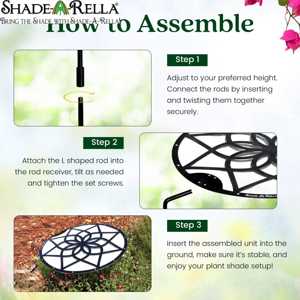 Green 24’’ Mandala plant shade! 90% shading cloth. Plant umbrella shade for plants Shade Device