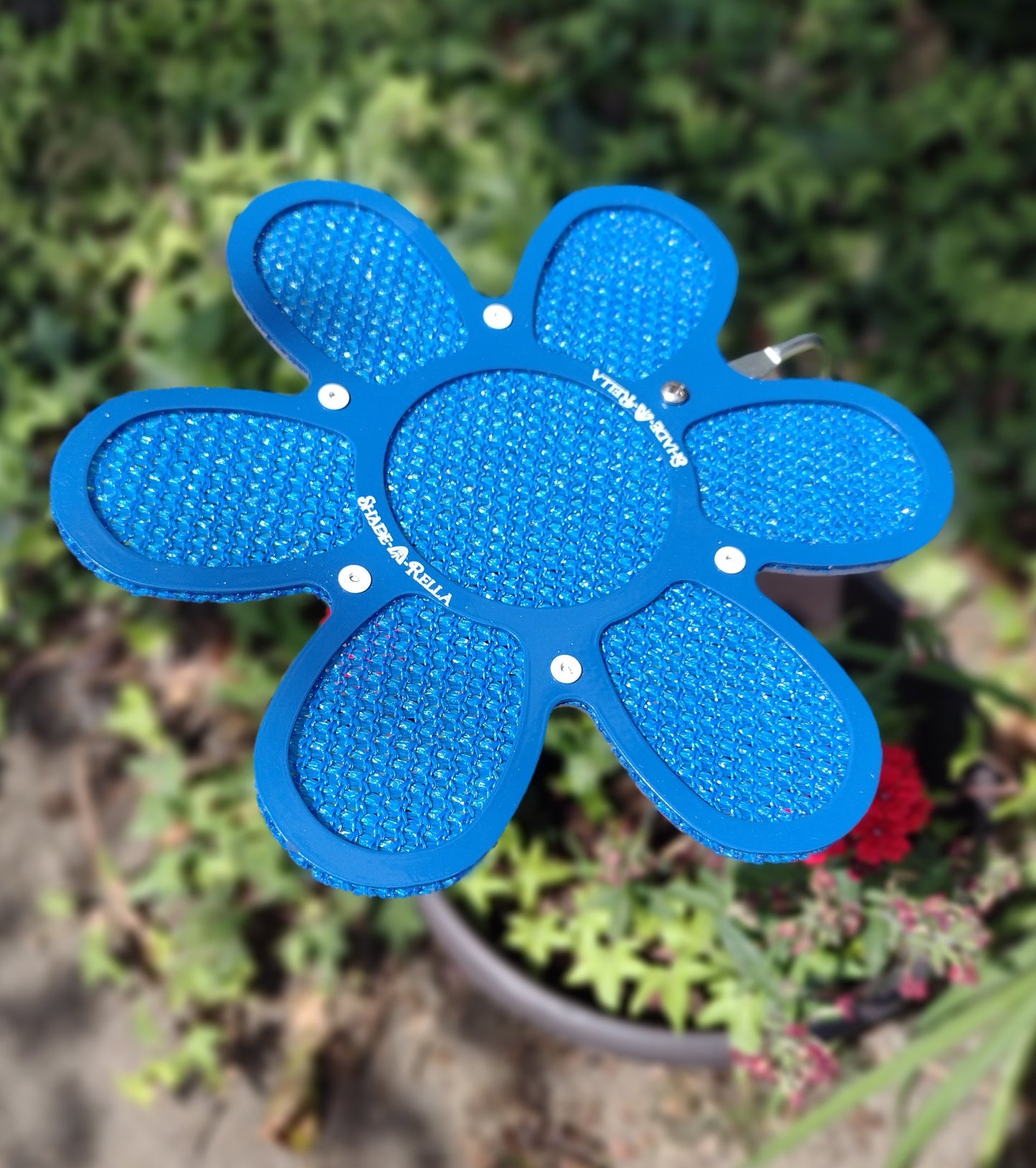 7.5 inch small Blue frame with blue cloth Flower plant shade