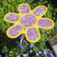 7.5" small Shimmer Flowers, Shade-A-Rella, plant shade, plant umbrella