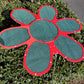 24 inch Flower, Red and dark green 95% shade cloth, plant shade