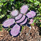 10 inch small Pink Shimmer Bee Shade-a-rella Shade Cloth Holder 100% shade